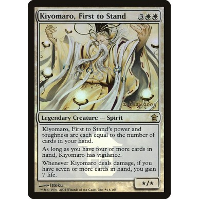 Kiyomaro, First to Stand