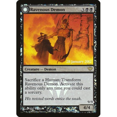 Ravenous Demon // Archdemon of Greed