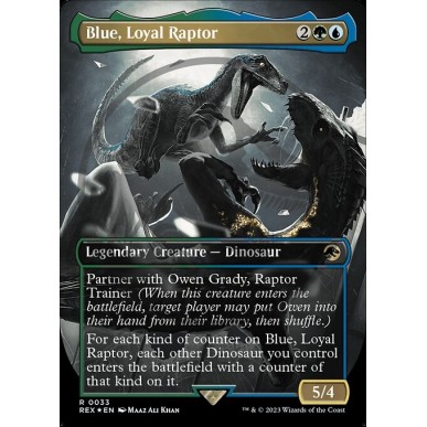 Blue, Loyal Raptor