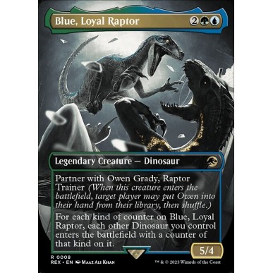 Blue, Loyal Raptor