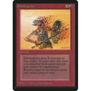 Disintegrate