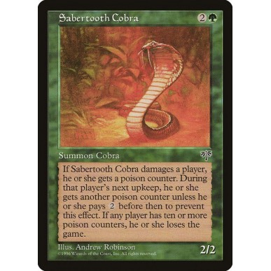 Cobra dai Denti a Sciabola