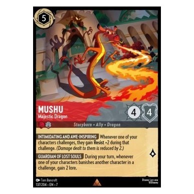 Mushu - Maestoso Drago