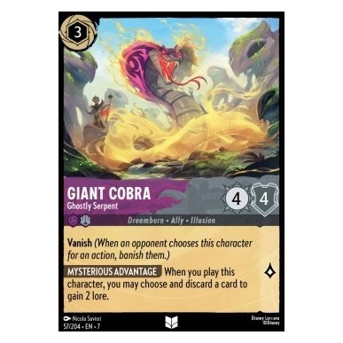 Cobra Gigante - Serpente Spettrale
