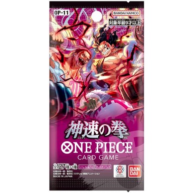 One Piece Card Game - A Fist of Divine Speed OP-11 - Bustina da 6 Carte (JAP)