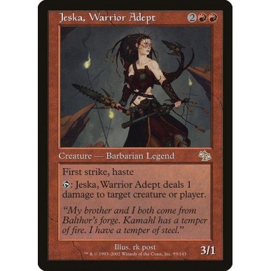 Jeska, Guerriera Provetta
