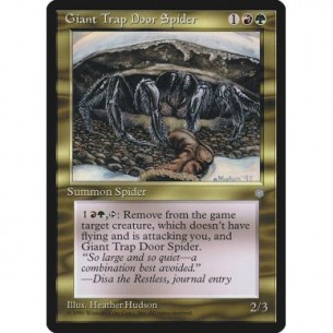 Giant Trap Door Spider