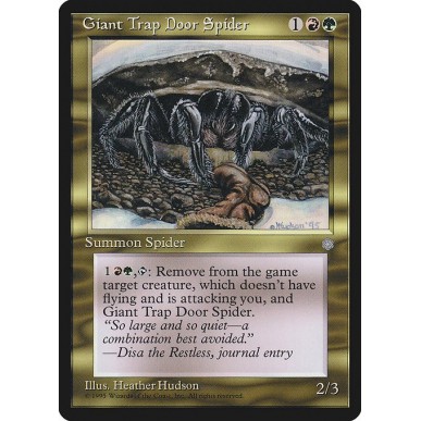 Giant Trap Door Spider