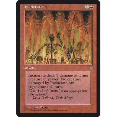 Incinerate