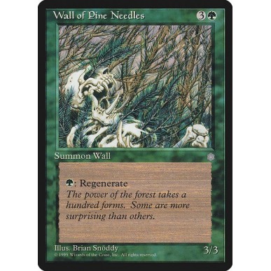 Wall of Pine Needles