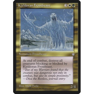 Kjeldoran Frostbeast