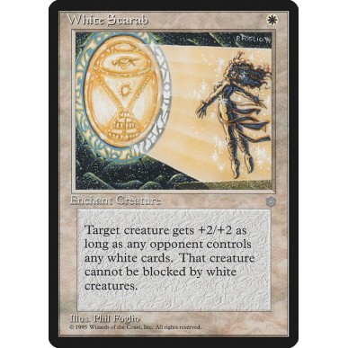 White Scarab