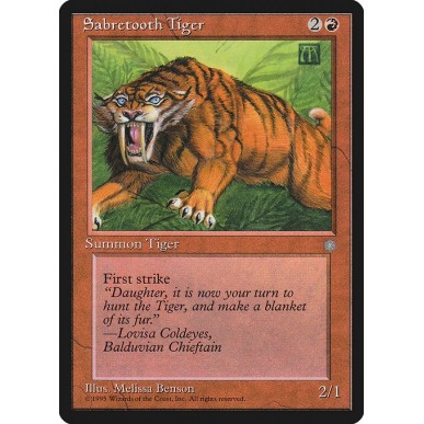 Sabretooth Tiger