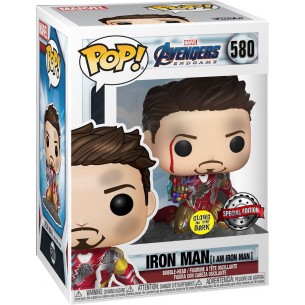 Funko Pop 580 - Iron Man [I Am Iron Man] - Avengers Endgame (Glows in the Dark) (Special Edition)