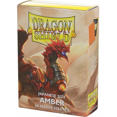 Small Japanese - Matte - Amber (60 Bustine) - Dragon Shield