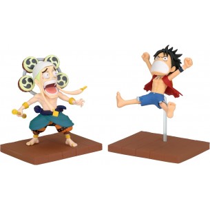 Monkey D. Luffy & Enel - One Piece - WCF Log Stories - Banpresto (7cm)