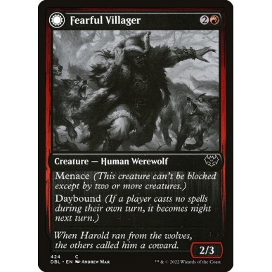 Fearful Villager // Fearsome Werewolf