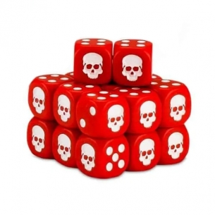 Warhammer - Set 20 Dadi a 6 Facce - Rossi (12mm) 2