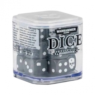 Warhammer - Set 20 Dadi a 6 Facce - Grigi (12mm)