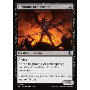Demonic Taskmaster