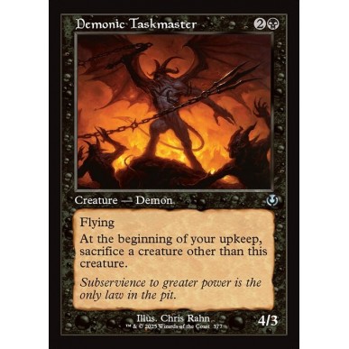 Demonic Taskmaster