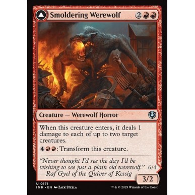 Smoldering Werewolf // Erupting...