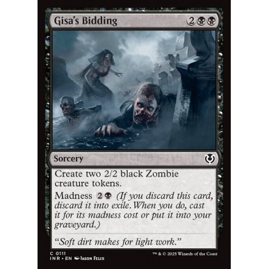 Gisa's Bidding