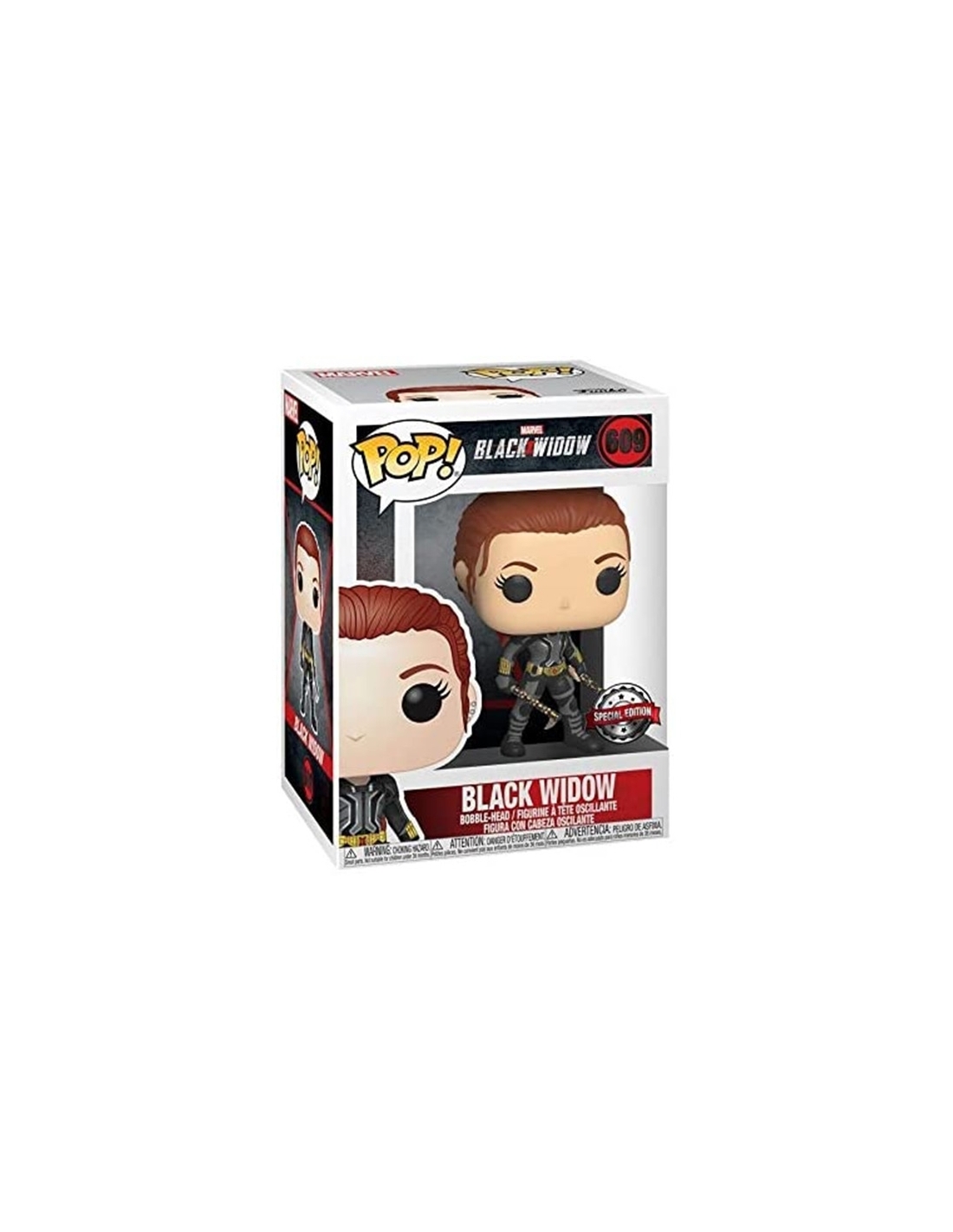 Funko Pop 609 - Marvel Black Widow - Black Widow Grey Suit (Special