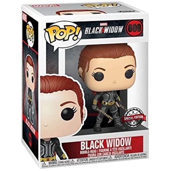 Funko Pop 609 - Marvel Black Widow - Black Widow Grey Suit (Special