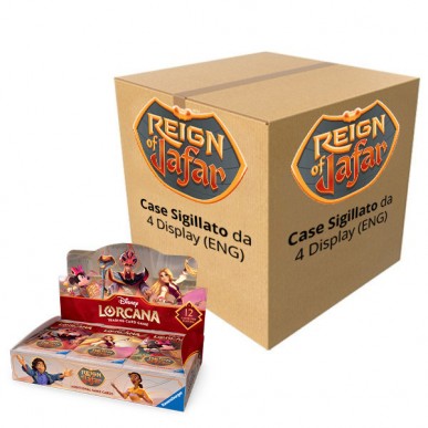 Lorcana - Reign of Jafar - Case da 4 Display (ENG)