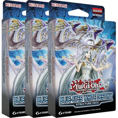 Blue-Eyes White Destiny - 3x Structure Deck (Unlimited - ENG)