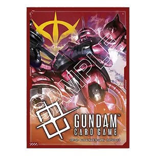Gundam Card Game - Official Card Sleeve 01 - Char's Zaku Ⅱ/Zeon (70 bustine)