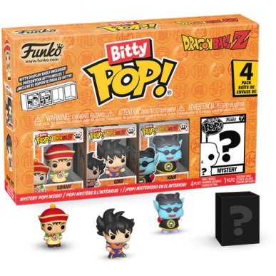Funko Bitty Pop - Dragon Ball Z 4 Pack - Gohan / Goku / Kaio / Mystery