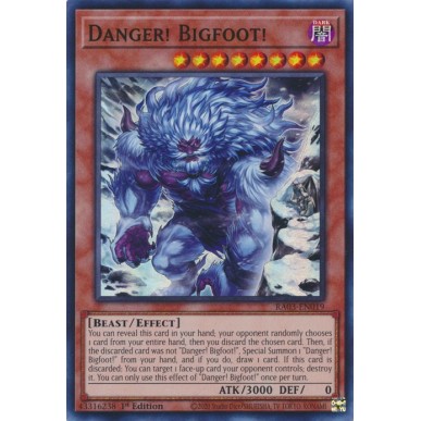 Danger! Bigfoot! (V.2 - Super Rare)