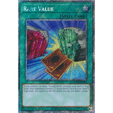 Rare Value (V.1 - Platinum Secret Rare)