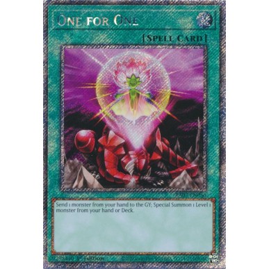 One for One (V.7 - Platinum Secret Rare)