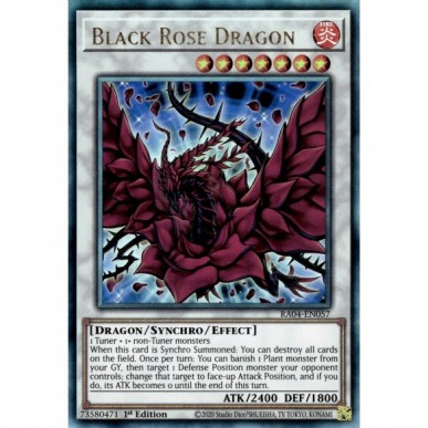 Drago Rosa Nera (V.4 - Ultimate Rare)