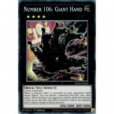 Number 106: Giant Hand (V.6 -...