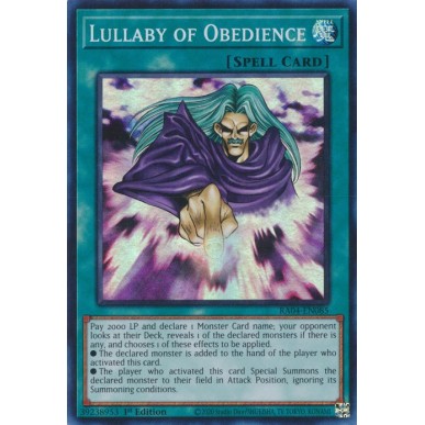 Lullaby of Obedience (V.1 - Super Rare)