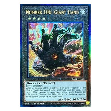 Numero 106: Mano Gigante (V.4 -...