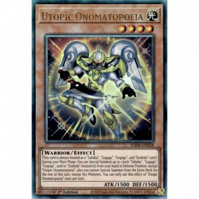 Onomatopea Utopica (V.4 - Ultimate Rare)