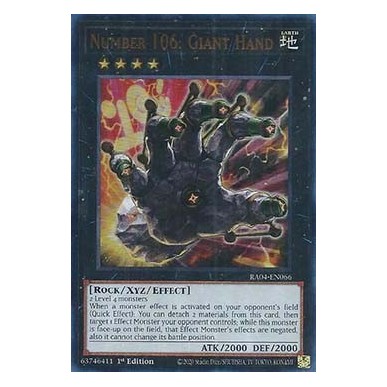 Number 106: Giant Hand (V.2 - Ultra...