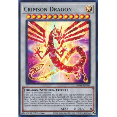 Crimson Dragon (V.1 - Super Rare)