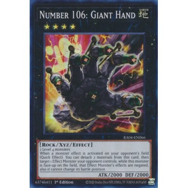 Number 106: Giant Hand (V.1 - Super...