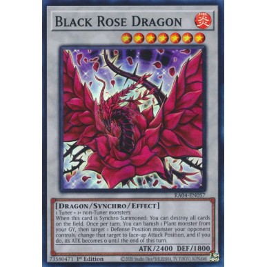 Drago Rosa Nera (V.1 - Super Rare)