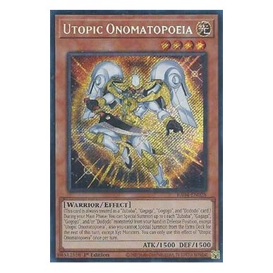 Onomatopea Utopica (V.3 - Secret Rare)