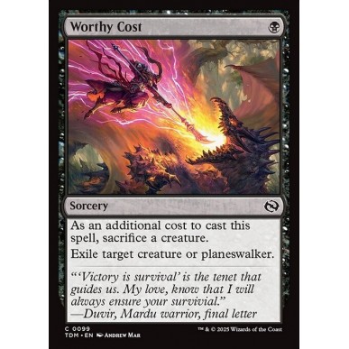 Worthy Cost