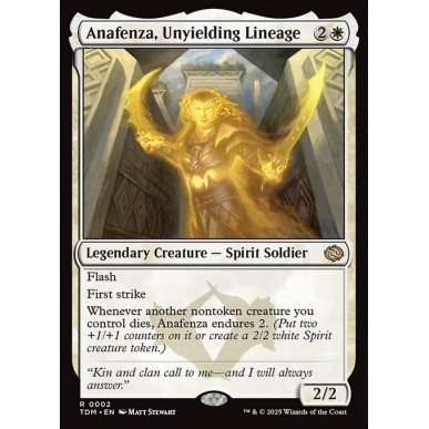 Anafenza, Unyielding Lineage