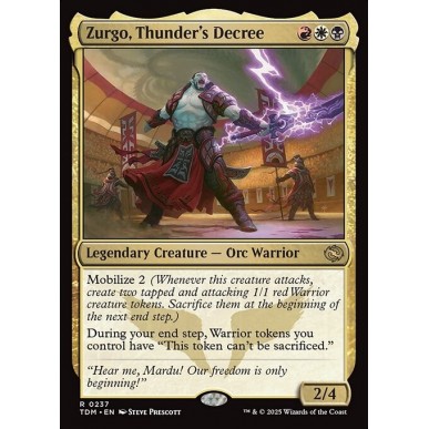 Zurgo, Thunder's Decree