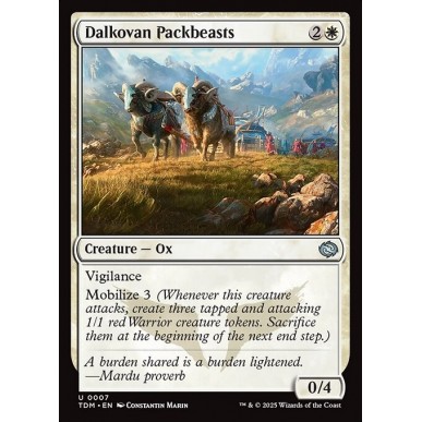 Dalkovan Packbeasts